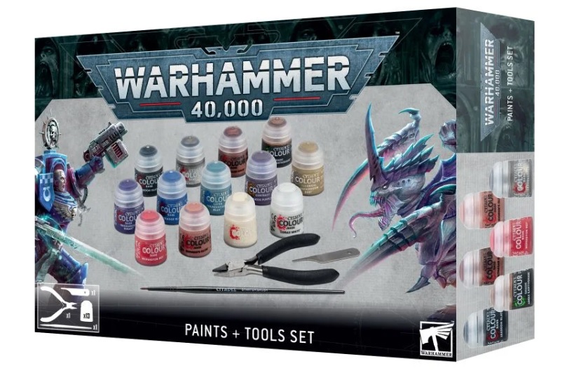 Warhammer 40,000: Paints + Tools Set